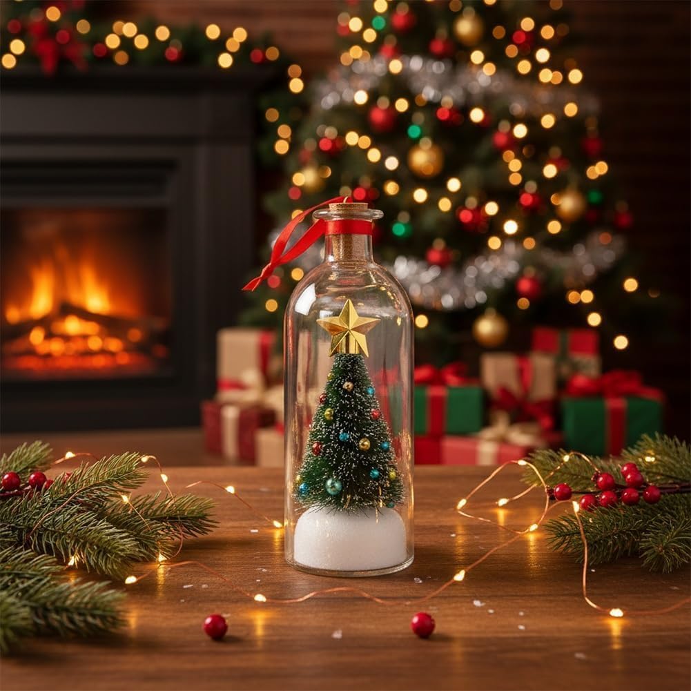 Voice in a Bottle Christmas Ornament