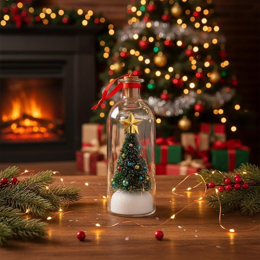 Voice in a Bottle Christmas Ornament